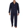 Fruit of the Loom Long Sleeve Broadcloth Pajama Set Pigiama, Marina Militare, L Uomo
