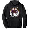 A Nightmare on Elm Street Freddy Follow Dreams Felpa con Cappuccio, Unisex per Adulti, Nero, M