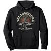 Y Yellowstone Yellowstone Dutton Ranch Montana Logo Felpa con Cappuccio, Unisex per Adulti, Nero, XL