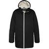 Schott NYC Bluster - Giubbotto con cappuccio e fodera Sherpa Schott, nero, taglia L