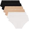DIM Boxer donna set da 6 | Les Pockets Cotone Ecodim Confortevole e morbido | Cintura invisibile | Finiture extra piatte | Multicolore