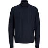 Jack & Jones Jjpaul Knit Roll Neck Jjpaul Knit Roll Neck Uomo (Pacco da 1)