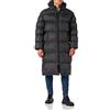 Schott NYC 2190MAX, Piumino con cappuccio extra lungo Unisex - Adulto, Antracite, S