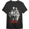 Comic Studio One Piece Maglietta | Licenza Ufficiale | Monkey D. Ruffy, Zoro, Sanjo, Nami & Usopp | Nero | XXL T-Shirt, Unisex