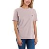 Carhartt T-shirt Loose Fit Heavyweight a maniche corte, con tasca K87, da Donna, Viola, S
