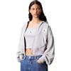 Calvin Klein Donna Felpa French Terry Badge Logo in Cotone