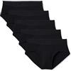 Amazon Essentials Slip in Tessuto Modal Super Morbido Uomo, Pacco da 5, Nero, XS
