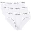Calvin Klein Uomo Slip Hipster Confezione da 3 Intimo, Bianco (White), M