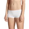 CALIDA Etude Toujours - Panty da Donna, in Cotone Supima di Alta qualità, con Fascia fine, Taglio Basso, Bianco, 40-42