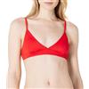 Amazon Essentials Costume da Bagno Classico da Donna con Supporto Leggero, Rosso Papavero Brillante, Taglia L