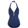 s.Oliver Costume da Bagno Donna, Blu Scuro, 42 / C