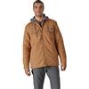 Dickies Uomo, Giacca con cappuccio in cotone d'anatra rivestita in pile, vestibilità comoda, MARRONE DUCATO, XXL