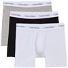 Calvin Klein Uomo Pantaloncini Boxer Confezione da 3 Boxer Brief Elasticizzati, Multicolore (Black/White/Grey Heather), L