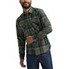 Wrangler Camicia da Uomo Iconic Denim Regular Fit Snap Button, Plaid Timo, L