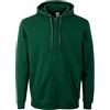 Mukua Sf270u Felpa con Cappuccio e Zip, Verde Bottiglia, M, Verde Bottiglia, M