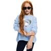 Desigual Sweat_Cloud, 5066 Sky Blue, 7/8