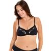 Sans Complexe, Reggiseno Push-Up Senza Ferretto, Coton d'Arum, 4 Nero, 6C