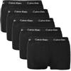 Calvin Klein Uomo Pantaloncini Boxer Confezione da 5 Trunks Intimo, Nero (Black W. Black WB), S