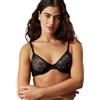 Calvin Klein Donna Reggiseno a Mezza Coppa Unlined Elasticizzato