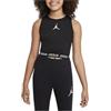 Jordan Essentials Active Canotta per Bambine Black 10/12 Anni