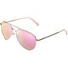 CLANDESTINE Pilot Occhiali, Oro-Cristallo Rosa, Taglia unica Unisex Adulto
