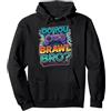 Humor Brawl Bro Controller per Le Stelle di Brawl Showdown, i Divertenti Giocatori Non Hanno Tempo Brawl Bro Felpa con Cappuccio, Unisex per Adulti, Nero, S