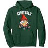 Magliette Nani Divertenti Vestiti Elfi d Nano Spritzolo Amanti Spritz Divertente Elfo di Natale Felpa con Cappuccio, Unisex per Adulti, Verde Foresta, M