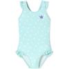 Schiesser Mädchen Badeanzug-Aqua Kids Girls-Größe 92 bis 140 Costume Intero, Verde Chiaro_182734, 92 cm Bambine e Ragazze