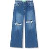 United Colors of Benetton Pantaloni 4IMUDE00O Donna, Blu Denim 901, 33