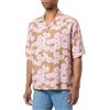 JACK & JONES Joreaster Marshall AOP Shirt SS Camicia a Maniche Corte, Tigers Eye, M Uomo