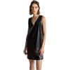 United Colors of Benetton Vestito 4M3CDV0BY, Nero, XS Donna