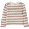Springfield Camiseta chenilla Rayas Niño T-Shirt, Lavanda, 9 Anni Bambina