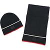 Tommy Hilfiger Split Tipping Cuff Hat And Scarf Set Berretto, Multi Cielo Deserto, Taglia Unica Uomo