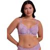 Sans Complexe Arum - Set di Lingerie da Donna opache, Lavanda, 5C