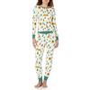 Amazon Essentials Disney | Marvel | Star Wars Set di Pigiama da Notte Attillati in Cotone Donna, Pooh Holiday Forest - Womens Snug Fit, XL