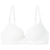 Women'secret Push Up Cotton Collection Reggiseno da Donna, Bianco, 1B