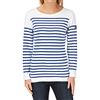 Armor-lux Armor Lux Marinière amiral Femme, Maglietta a Maniche Lunghe Donna, Bianco (Dw5 Blanc/Etoile Dw5), 42 (Taglia Produttore: 1)
