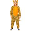 amscan Tiger Print Onesie Costume Adult Plus Halloween