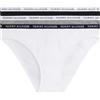Tommy Hilfiger Donna Slip Confezione da 3 Intimo, Multicolore (Medium Grey Heather/White/Black), XS