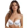 Vivisence Eve 1012 Elegante Reggiseno Push-Up Uniforme con Schiena Scoperta, Bianco,3E