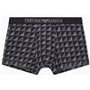 Emporio Armani Boxer da Uomo con Motivo Classico, Nero, M, Nero, M
