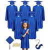 Xuhal Set di 6 cappelli e abiti da laurea in età prescolare e abito da scuola materna abiti da laurea per bambini con nappa grado 2026