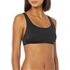 Amazon Essentials Top Corto da Mare con Scollo Rotondo Donna, Nero Slavato, 46