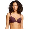 PUMA Pushup Bra Reggiseno Push up, Rubino Shimmer, 2D Donna