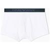 Emporio Armani Boxer da Uomo con Logo Lucido, Bianco, M, Bianco, M