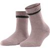 FALKE Cuddle Pads W Hp cotone lana con suola in gomma 1 paio, Calze da casa Donna, Rosso Rosewood 8490, 35-38