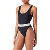 HAUTE PRESSION T1019 CO1, Costume Intero Donna, Noir,