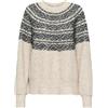 ONLY Onlsidona Life LS Jq O-Neck Knt Onlsidona Life LS Jq O-Neck Knt Donna (Pacco da 1)