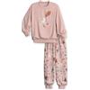 CALIDA Toddlers Forest Set di Pigiama, Rosa Pesca, 104-110 Bambine e Ragazze