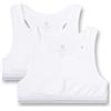 Sanetta Bustier im Doppelpack Weiß Reggiseno Sportivo, Bianco, 176 cm Bambina